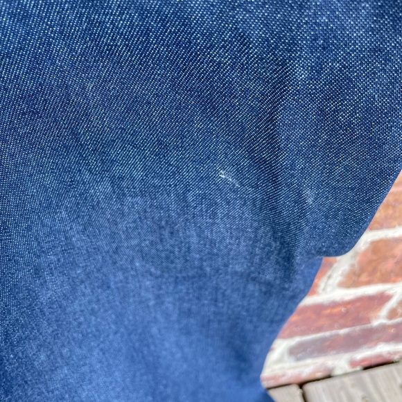 NWT Men’s Round House Dark Wash Carpenter Style Zipper Fly Overalls Size 48x30 - Picture 9 of 15